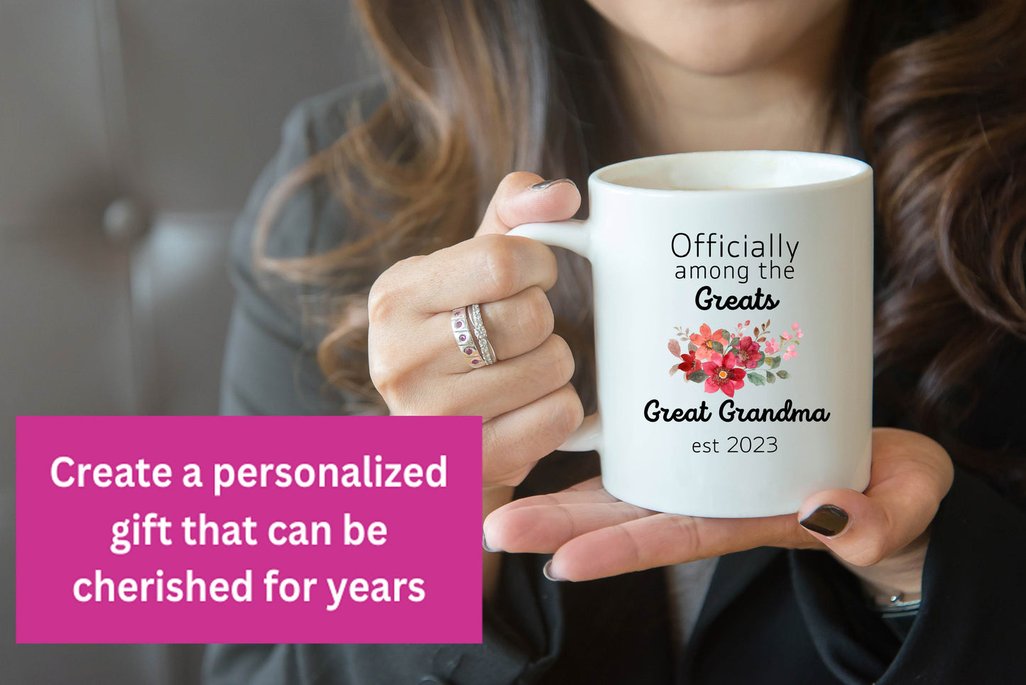 Personalized Great Grandma Coffee Mug