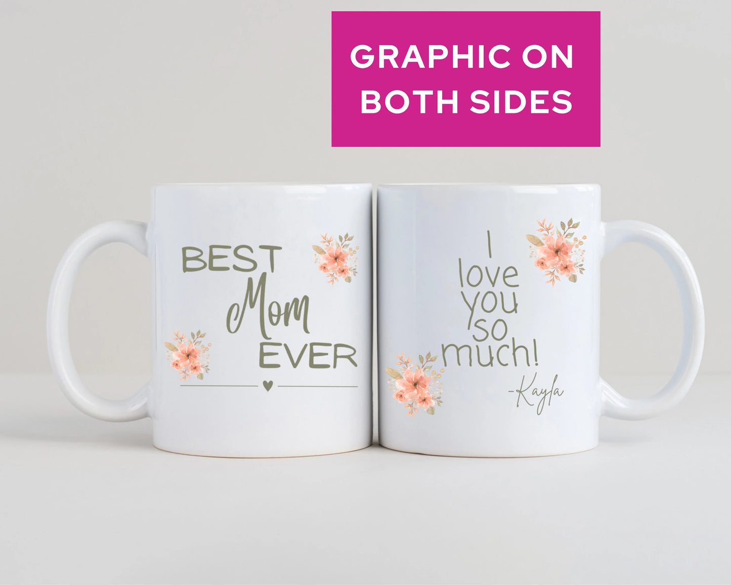 Best Mom Ever Custom Coffee Mug