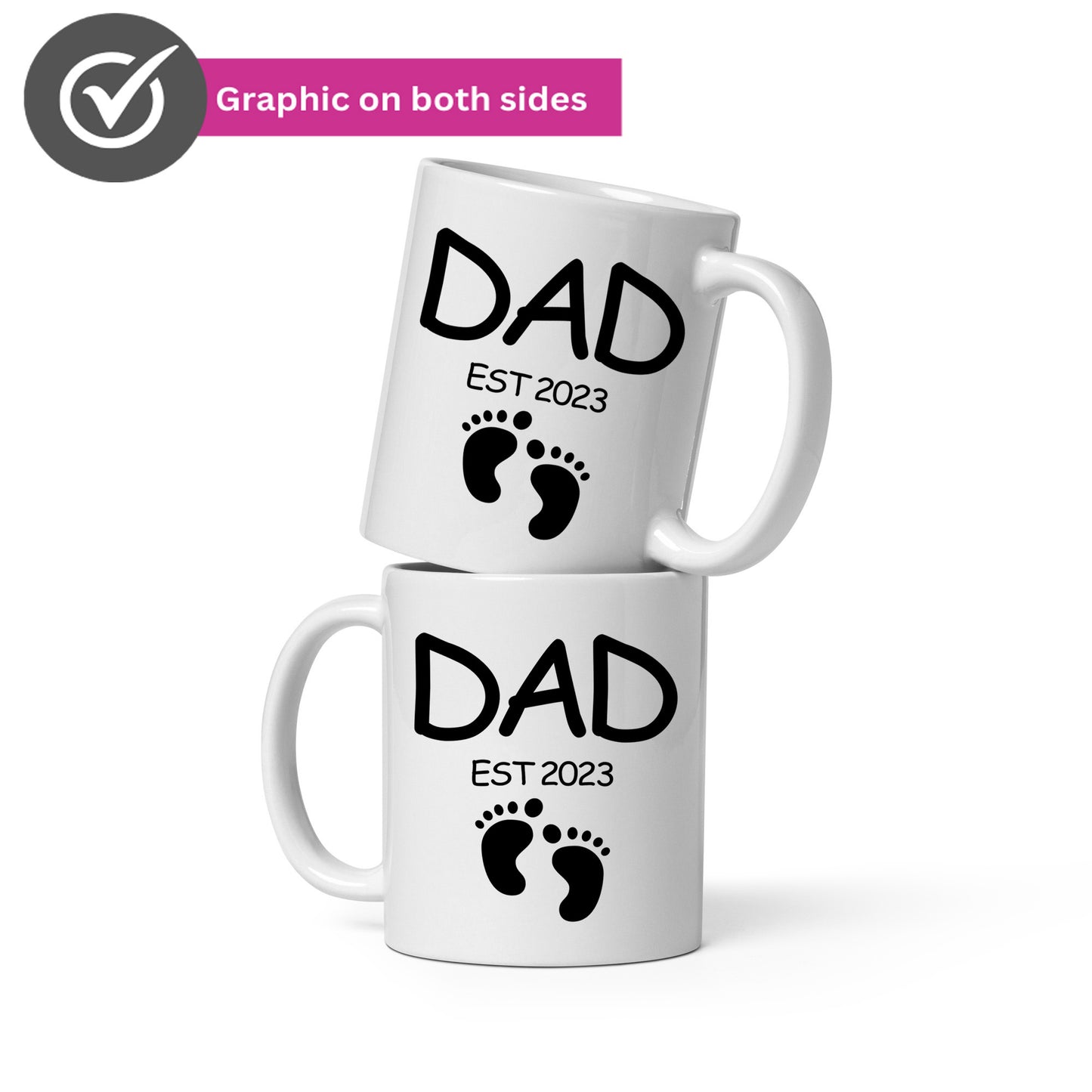 Coffee mug for Dad with Est. Date