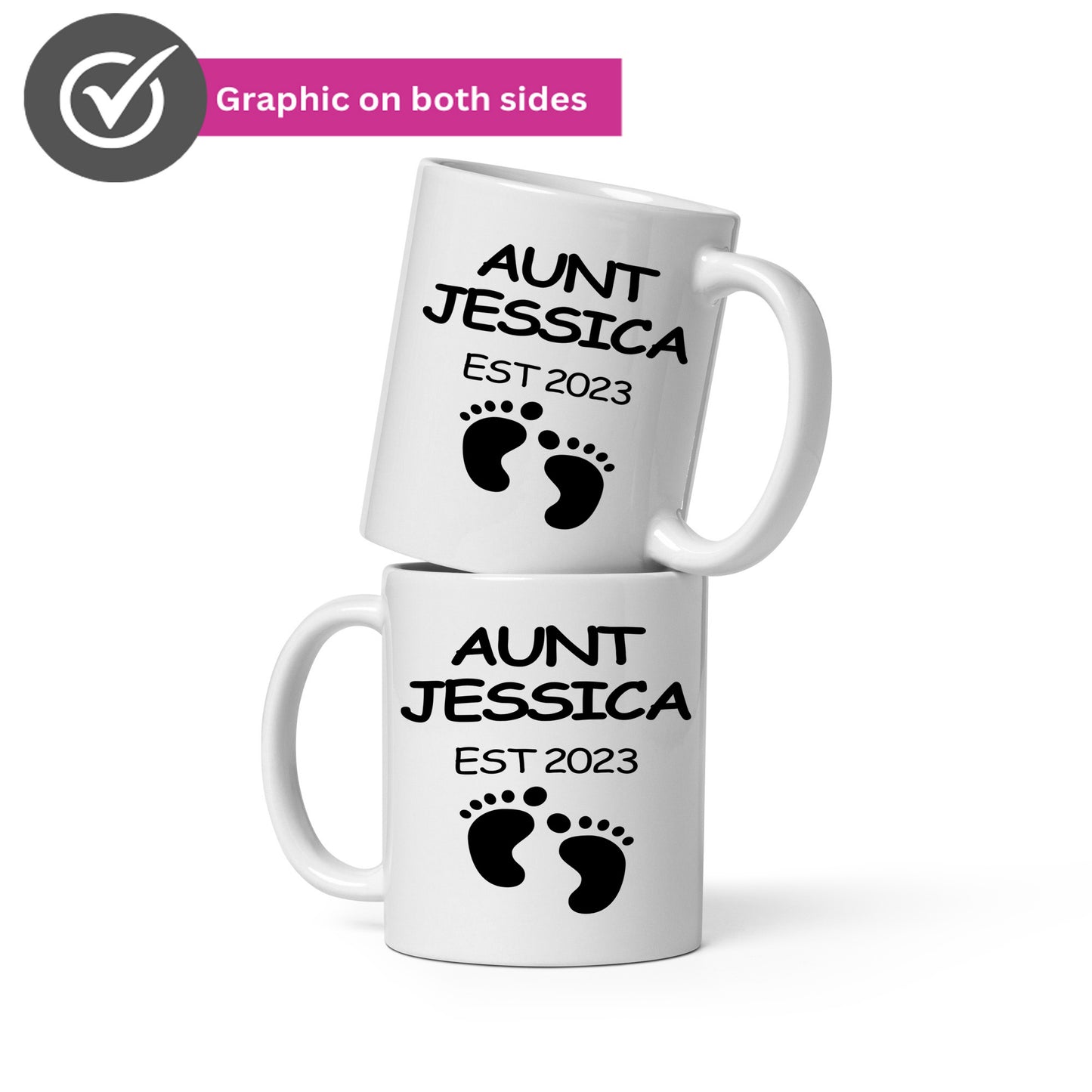 Coffee mug for Aunt with Est. Date