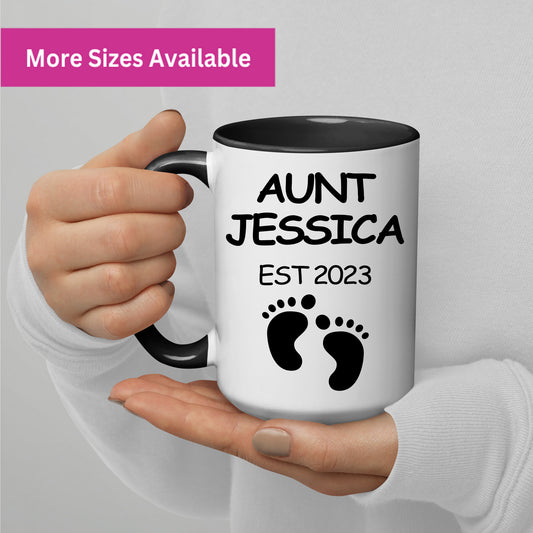 Coffee mug for Aunt with Est. Date