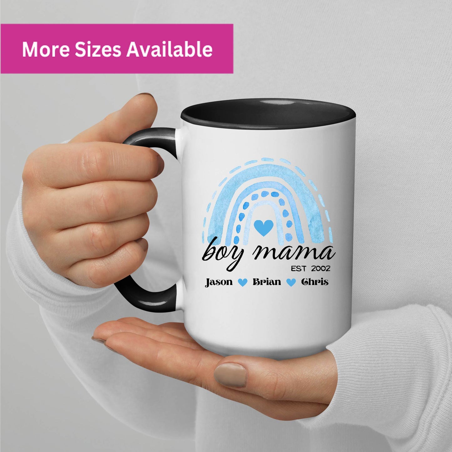 Personalized Boy Mama mug