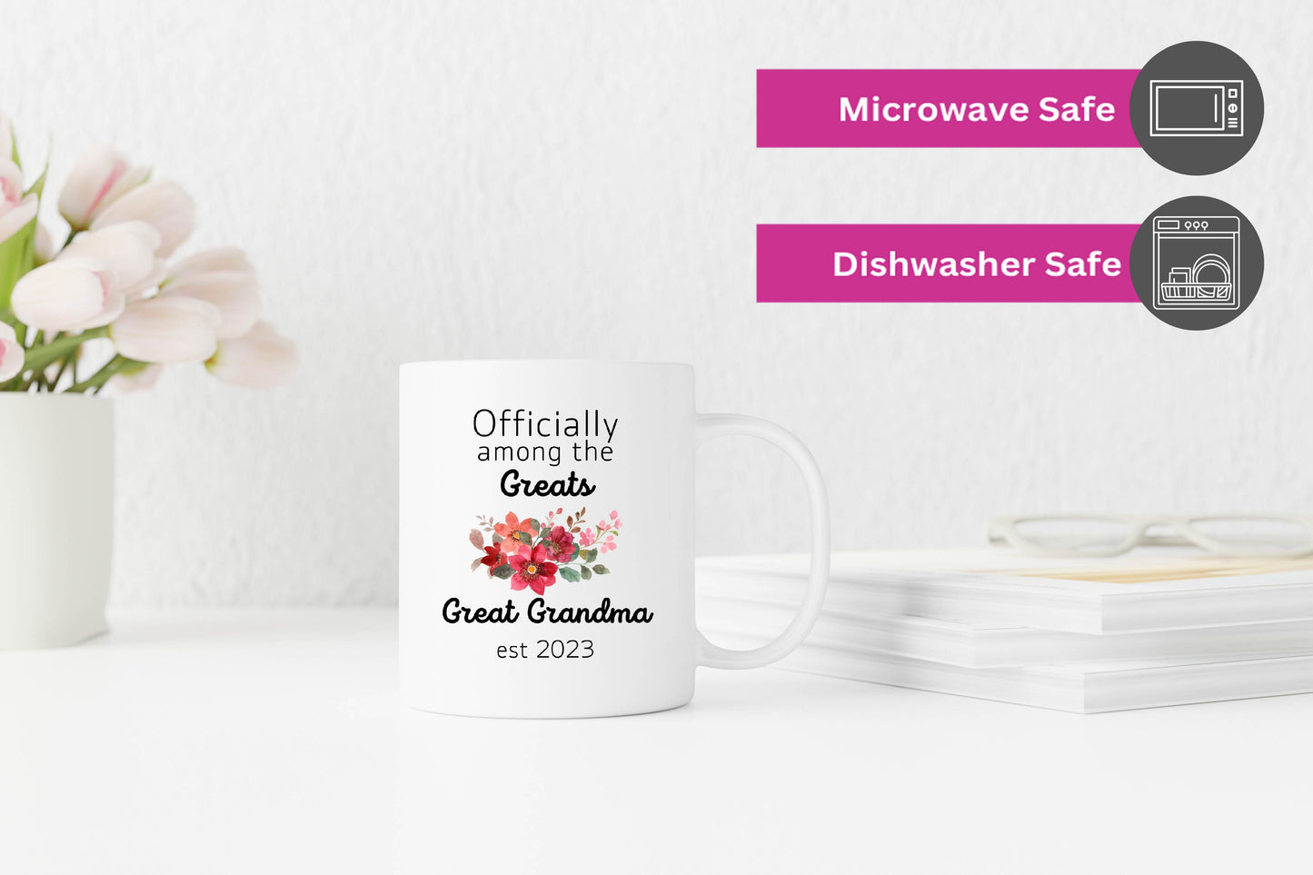 Personalized Great Grandma Coffee Mug