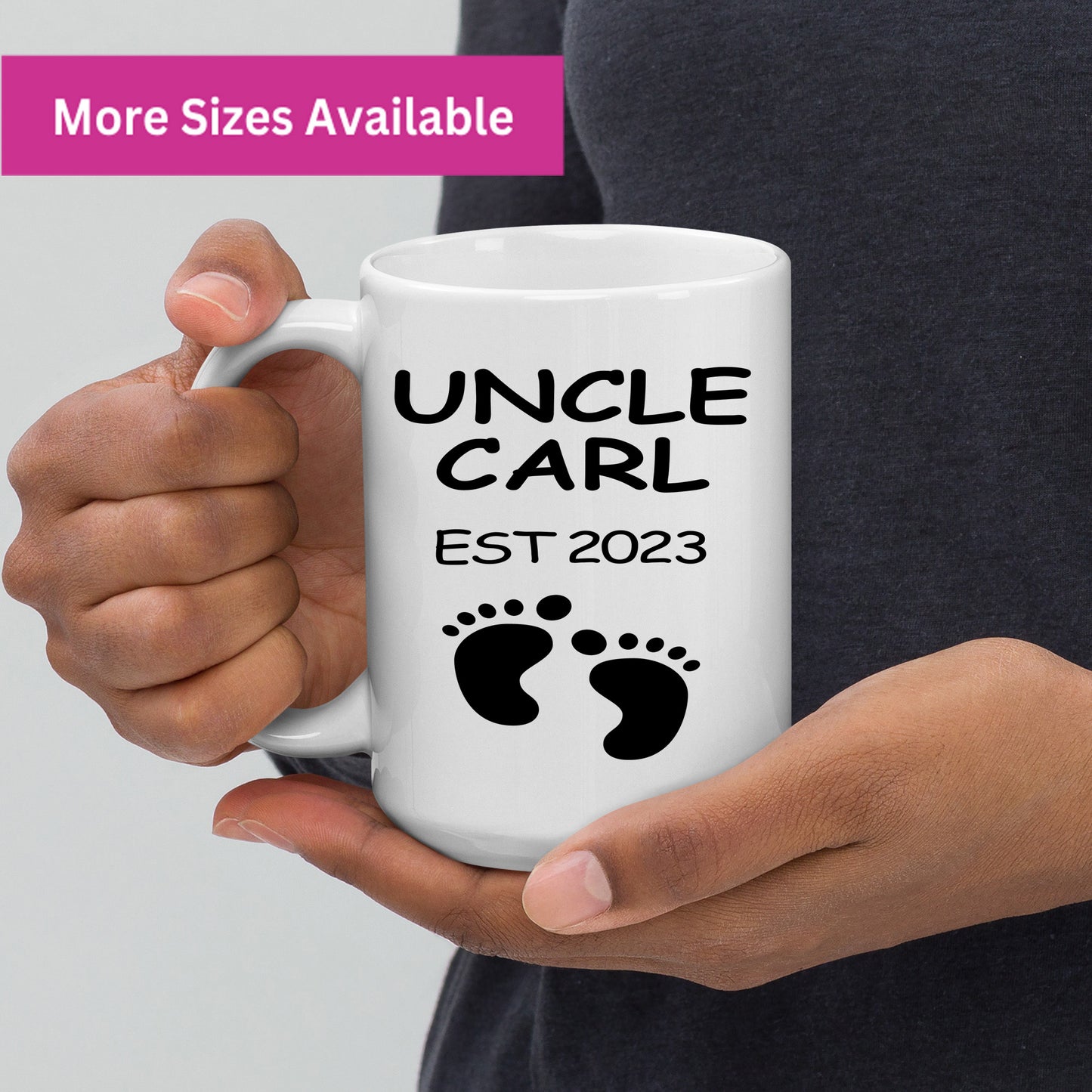 Coffee mug for Uncle with Est. Date