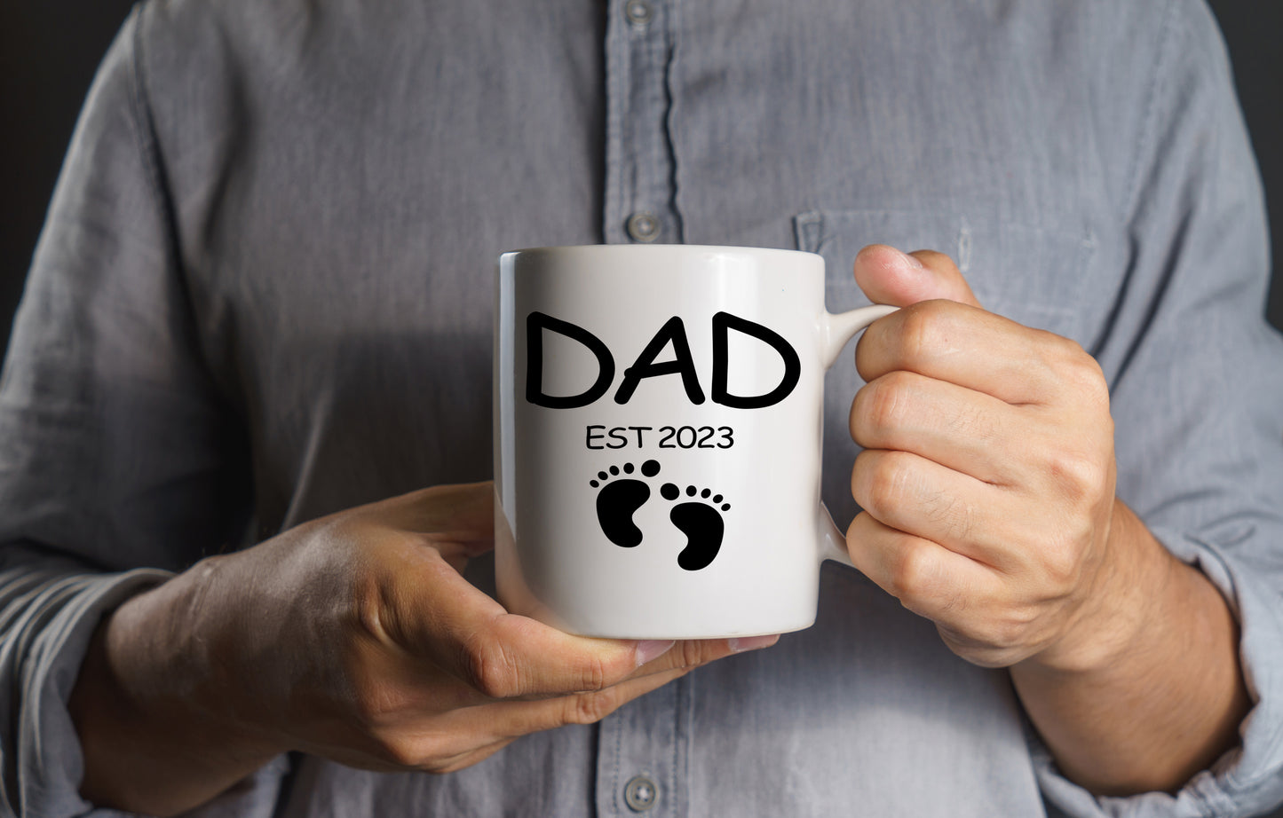 Coffee mug for Dad with Est. Date