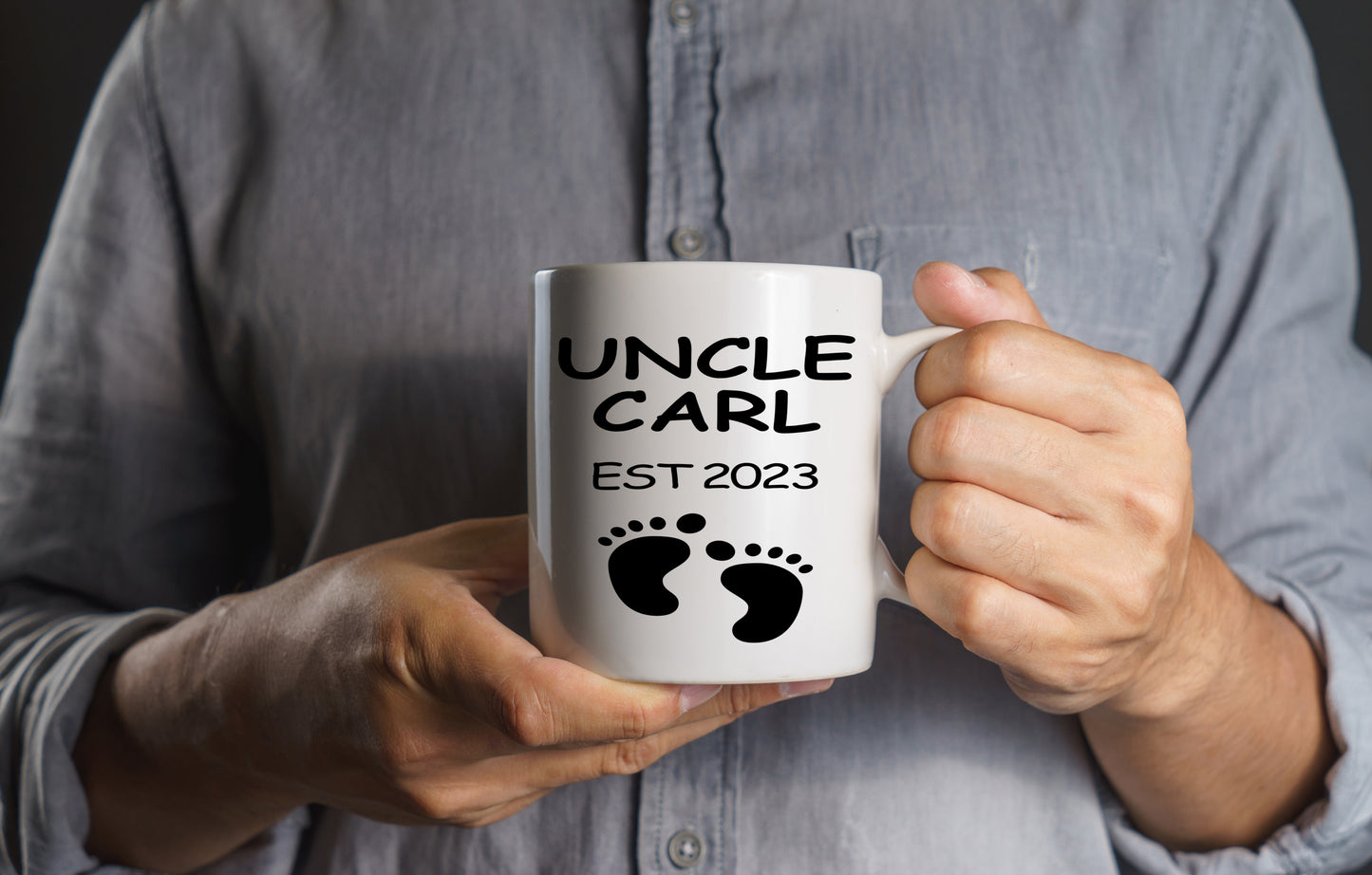 Coffee mug for Uncle with Est. Date