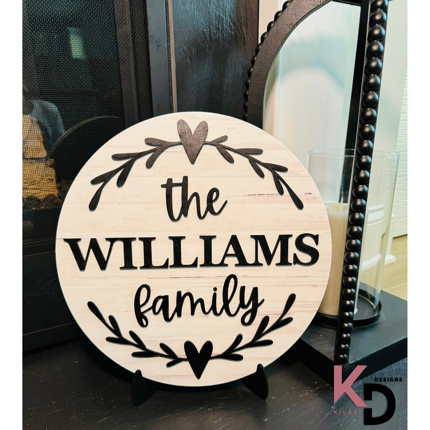 Customized Family Name Sign