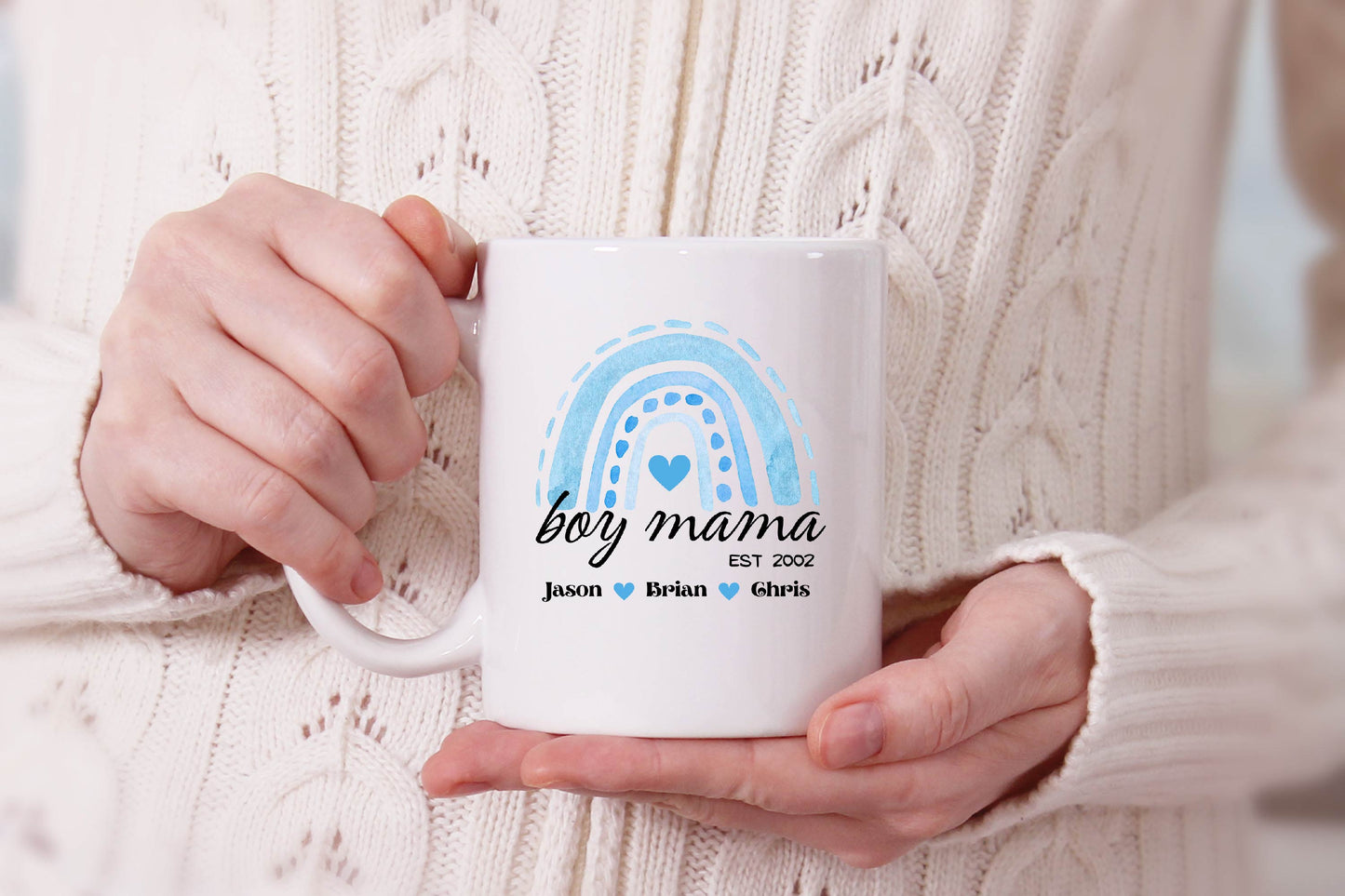 Personalized Boy Mama mug